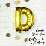Gold Foil Letter Balloons- 5 Inner Pack