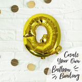 Gold Foil Letter Balloons- 5 Inner Pack