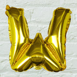 Gold Foil Letter Balloons- 5 Inner Pack