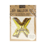 Gold Foil Letter Balloons- 5 Inner Pack