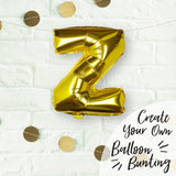 Gold Foil Letter Balloons- 5 Inner Pack