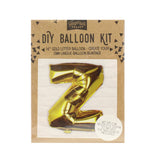 Gold Foil Letter Balloons- 5 Inner Pack