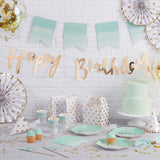 Gold Foil Number Balloon- 5 Inner Pack