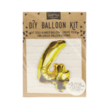 Gold Foil Number Balloon- 5 Inner Pack