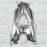 Silver Foil Letter Balloons- 5 Inner Pack