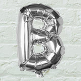 Silver Foil Letter Balloons- 5 Inner Pack
