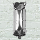 Silver Foil Letter Balloons- 5 Inner Pack