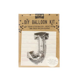 Silver Foil Letter Balloons- 5 Inner Pack