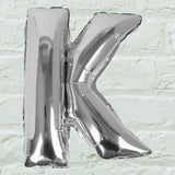 Silver Foil Letter Balloons- 5 Inner Pack