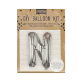 Silver Foil Letter Balloons- 5 Inner Pack