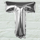 Silver Foil Letter Balloons- 5 Inner Pack