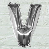 Silver Foil Letter Balloons- 5 Inner Pack