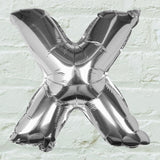 Silver Foil Letter Balloons- 5 Inner Pack