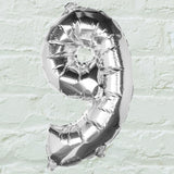 Silver Foil Number Balloon