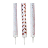Rose Gold Cake Fountain Candles- 10 Inner Pack