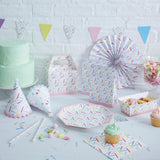 Sprinkles Paper Fan Decorations - Pick and Mix