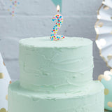 Polka Dot Candle Number 2 - Pick and Mix