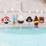 Pirate Birthday Cake Candles- 10 Inner Pack