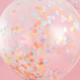 Giant Pastel Confetti Balloons