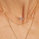 PALAS Positano Pearl & Chain Necklace