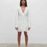 PRETTY LAVISH Provence Wrap Sequin Dress