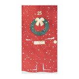 Gold Foiled Christmas Door Napkins