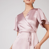 REWRITTEN Florence Waterfall Bridesmaid Dress - Rose Pink
