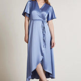REWRITTEN Florence Waterfall Bridesmaid Dress - Sky Blue
