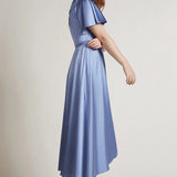 REWRITTEN Florence Waterfall Bridesmaid Dress - Sky Blue