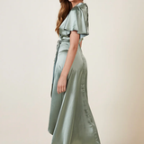 REWRITTEN Florence Waterfall Bridesmaid Dress - Sage Green