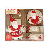 Wooden Santas Coming Christmas Eve Kit - Santa & Friends