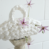 Nest - White Handmade Bridal Bag