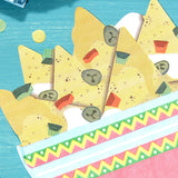 Nachos Shaped Paper Party Napkins - Viva la fiesta