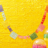 Fiesta Like There's No Manana Flag Paper Party  Bunting - Viva La Fiesta
