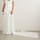 VIVIENNE WESTWOOD Galaxy Cape-Effect Strapless Gown