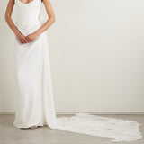 VIVIENNE WESTWOOD Galaxy Cape-Effect Strapless Gown