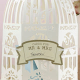 Wedding Post Box Birdcage in Ivory - Vintage Lace- 5 Inner Pack