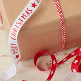 Red & White Merry Christmas Ribbon Kit