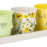 Bee-Beautiful Set - 3 Pots