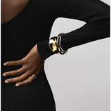 Statement Organic Molten Metal Cuff
