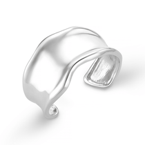 Orelia London Statement Organic Molten Metal Cuff - Silver