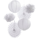 White Hanging Wedding Decorations