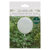 Mummy To Be Baby Shower Balloon with Botanical Tail- 5 Inner Pack