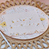 Pink Floral Birthday Napkins- 5 Inner Pack