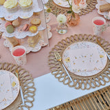 Pink Floral Birthday Napkins- 5 Inner Pack