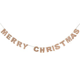 Blush Pink Felt Merry Christmas Bunting- 5 Inner Pack