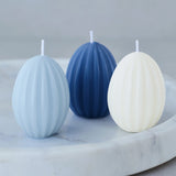 Egg-Shaped Easter Candles- 5 Inner Pack