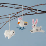 Felt Animal Easter Tree Decorations