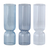 Blue and Clear Glass Bud Vases- 1 Inner Pack