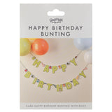 Bug Party Happy Birthday Bunting